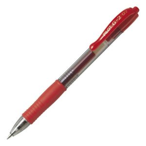 Pilot G-2 Bolígrafo de Tinta Gel Rojo