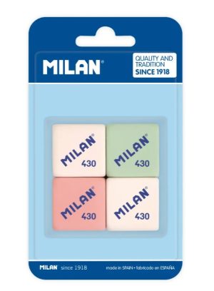 Goma de borrar MILAN 430 (pack de 4)