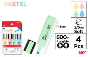 Pack marcadores colores pastel