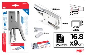 GRAPADORA TENAZA INOX 16.8 cm x 9 cm