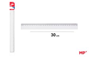 REGLA DE PLÁSTICO 30 CM
