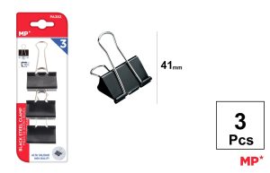 PINZA DE ACERO NEGRO 3 UNID