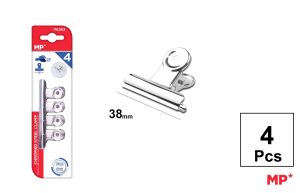 PINZA DE ACERO CROMADO 4 UNID