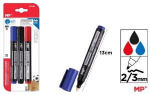 MARCADOR PERMANENTE 3 Uds. PACK AHORRO.
