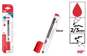 MARCADOR PIZARRA ROJO