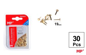 ENCUADERNADORES 19 mm DORADOS