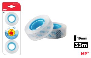 CINTA ADHESIVA CRISTAL 19 MM X 33 M