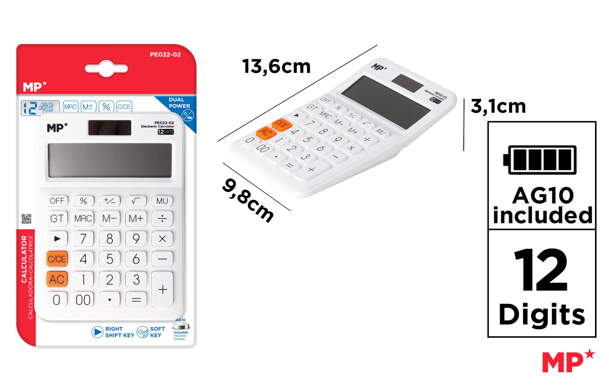 CALCULADORA SOLAR Y PILAS