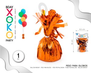 PESOS PARA GLOBOS  DORADO