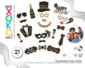 ACCESORIOS PARA FOTOS 21 PIEZAS