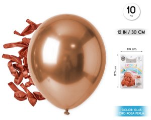 Globos 10 piezas Color Perla  30 Cm Carne