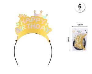DIADEMA FELIZ CUMPLEAÑOS