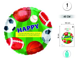 Globo Deportes 45 Cm Helio