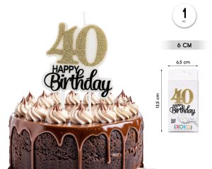 Vela 40 Happy Birthday