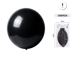Globo 91 Cm 1 pieza Color Negro