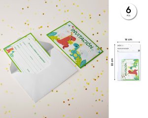 TARJETA DE INVITACION 6 PIEZAS