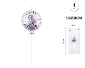 Vela Happy Birthday globo