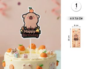 Vela Happy Birthday Capibara