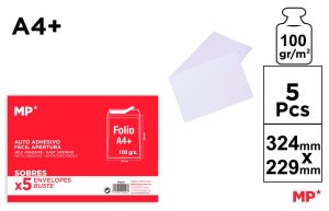 SOBRE BLANCO PARA ENVÍO 229 x 324 mm