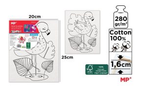 LIENZO PARA PINTAR 280G/m² 20 X 25 cm