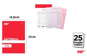 TALONARIO ENTREGA DUPLO 148 x 210 mm 25 copias