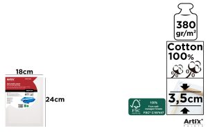 LIENZO 3.5 cm 380 g/m² 18 x 24 cm