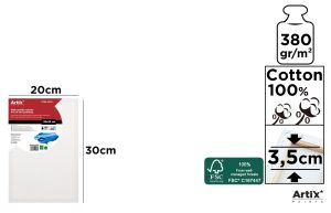 LIENZO 3.5 cm 380 g/m² 20 x 30 cm
