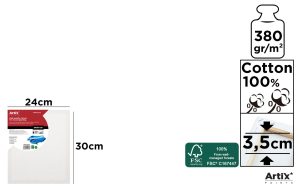 LIENZO 3.5 cm 380 g/m² 24 x 30 cm