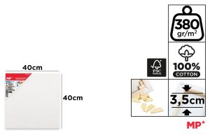 LIENZO 3.5 cm 380 g/m² 40 x 40 cm