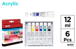 PINTURA ACRÍLICA 6 UNIDADES