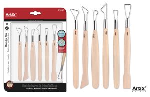 SET DE ESCULTURA MP PY007 MADERA 6 PZS