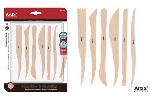 SET DE ESCULTURA MP PY008 MADERA 6 PZS 