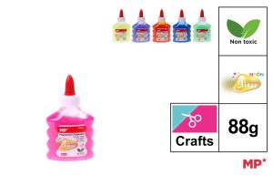 PEGAMENTO CON BRILLO PARA SLIME IPB 88 GR COLORES NEÓN