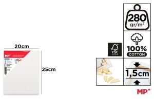 LIENZO 280 g/m² 6 Uds. 20 x 25 cm