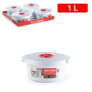 Fiambrera Micro Redonda Alta - 1L