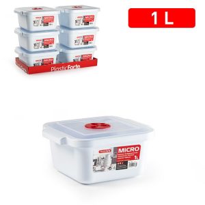 Fiambrera Micro Cuadrada - 1L