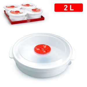 Fiambrera Micro Redonda Baja - 2L