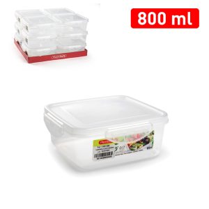 Fiambrera Click Cuadrada - 800ml