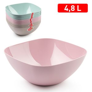 Bol Cuadrado Opal - 4,8L