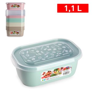 Fiambrera Basic Rectangular - 1,1L