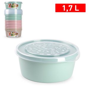 Fiambrera Basic Redonda - 1,7L