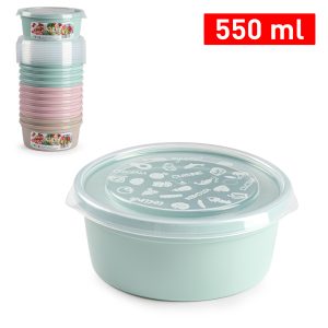 Fiambrera Basic Redonda - 550ml