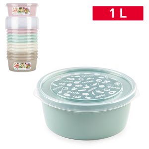 Fiambrera Basic Redonda - 1L