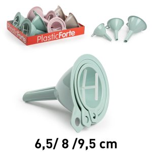 Set 3 Embudos - 6,5/8/9,5cm