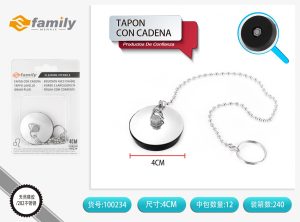 TAPON CON CADENA 4 CM