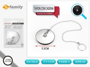 TAPON CON CADENA 5,5 CM
