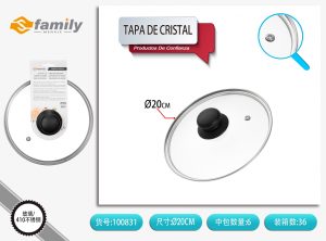 TAPA DE CRISTAL 20 CM