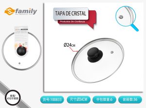 TAPA DE CRISTAL 24 CM
