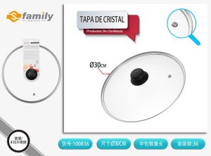 TAPA DE CRISTAL 30 CM