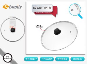 TAPA DE CRSITAL 32 CM